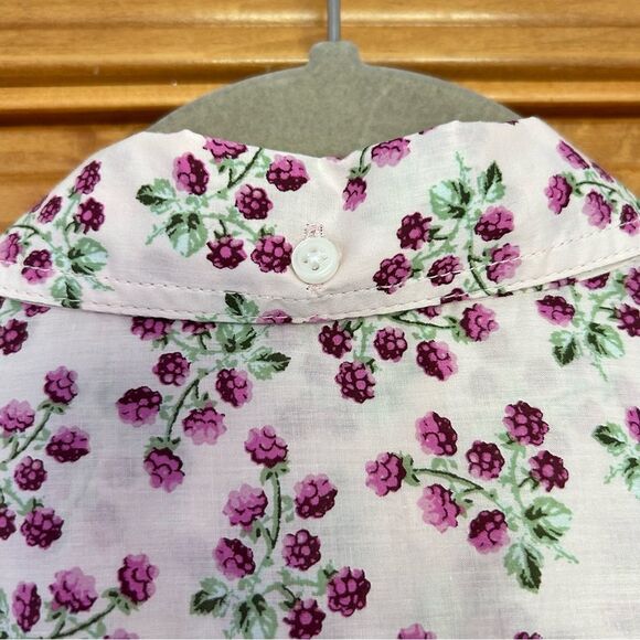 J. Crew Relaxed-fit Lightweight Cotton Poplin Shirt in Whisper Peach Berry Sze 6 - Picture 11 of 12